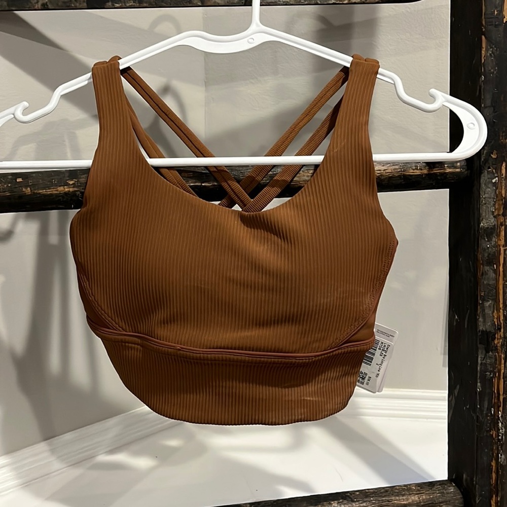 brown lululemon sports bra